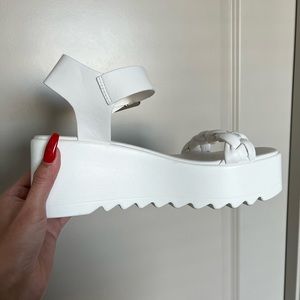 White Platform Sandals